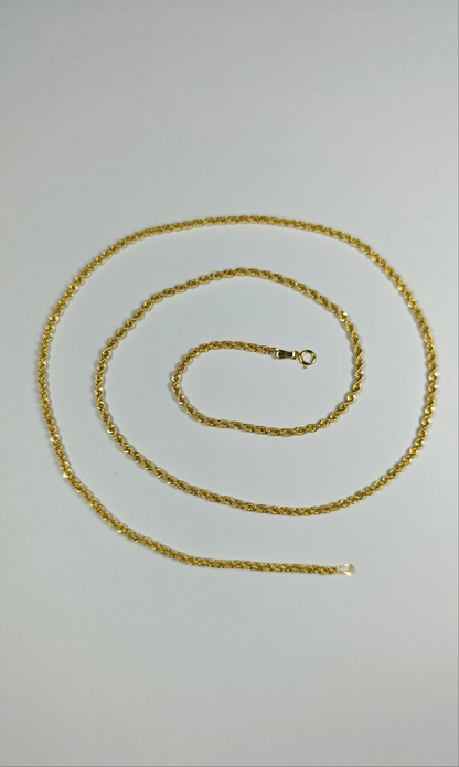 Cadena Oro Cordon Chino 55x03 cm 2602 Cad 938