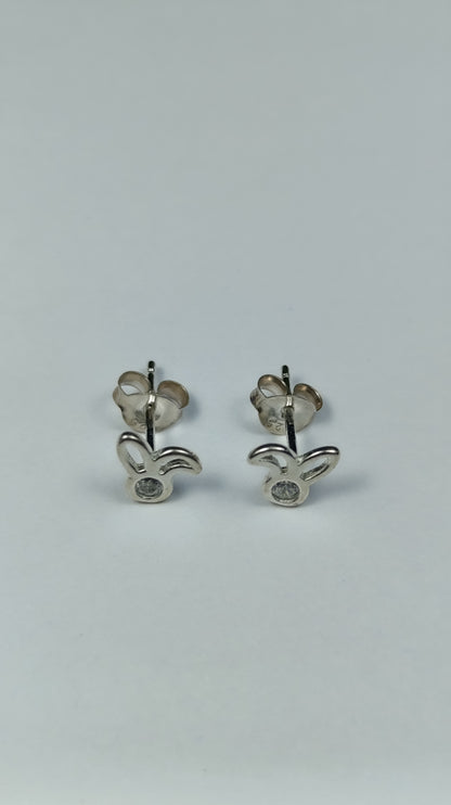 Aretes Plata Conejo Are 409