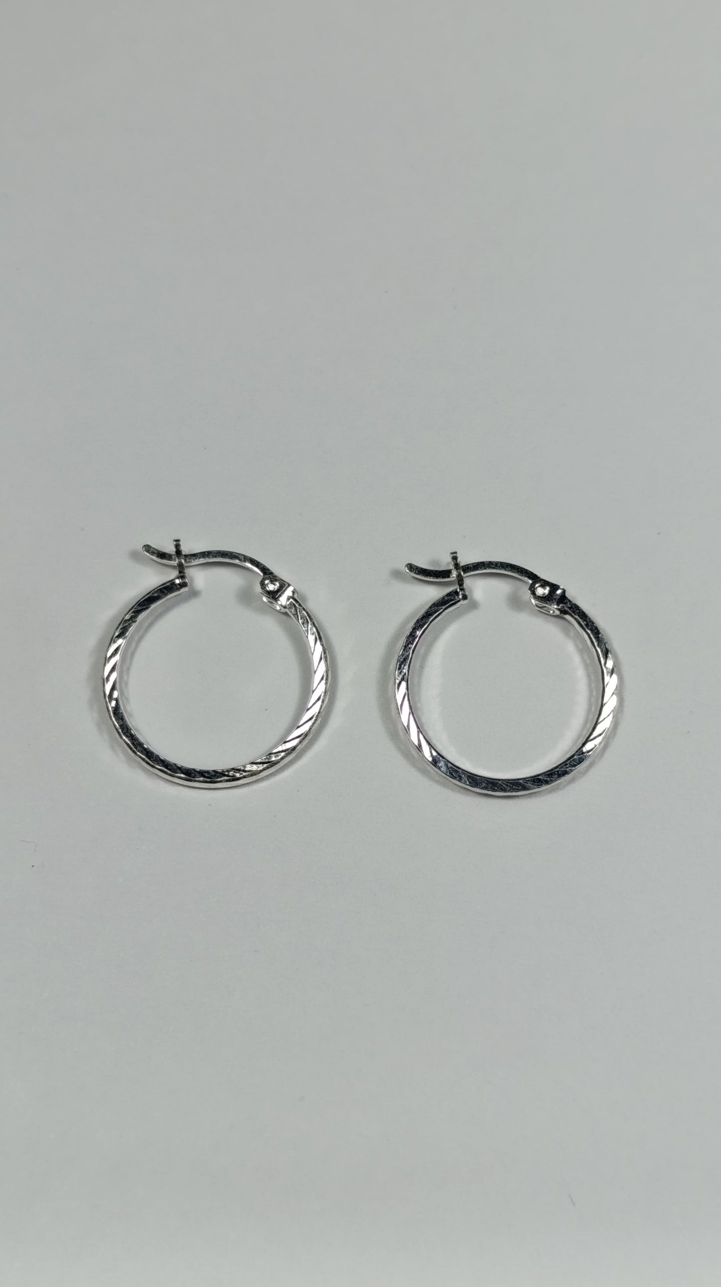 Aretes Plata Argolla Ondulada Are 465