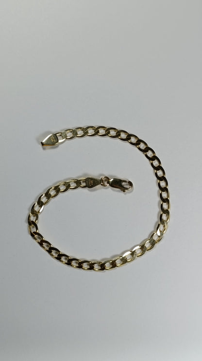 Esclava Oro Martillada 21x0.5 cm 2507 Esc 1026