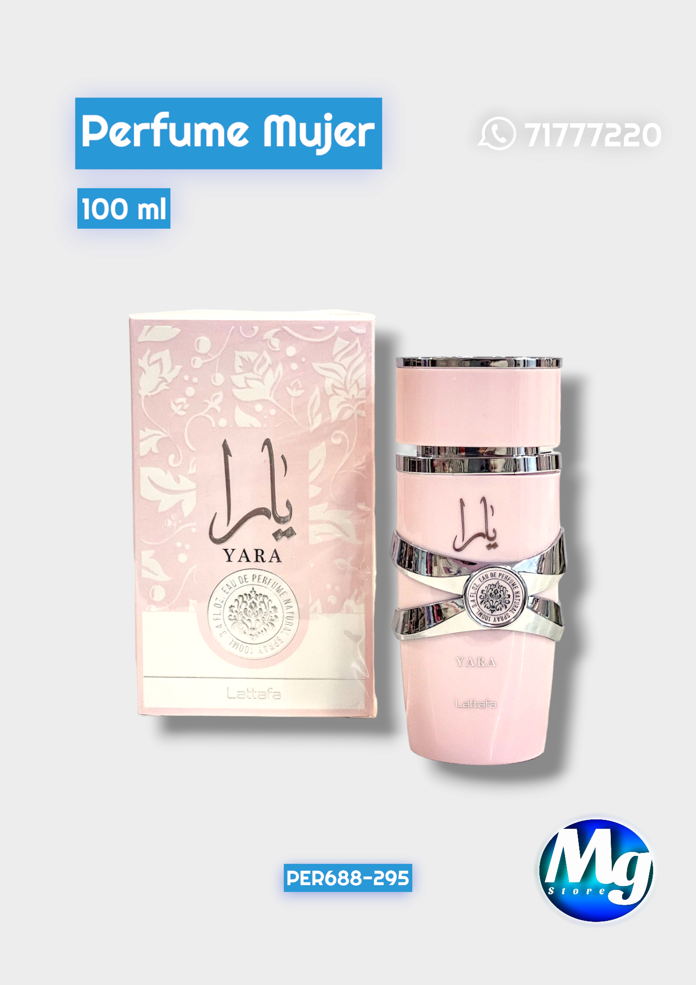 Perfume Yara Rosada 100ml Per 688