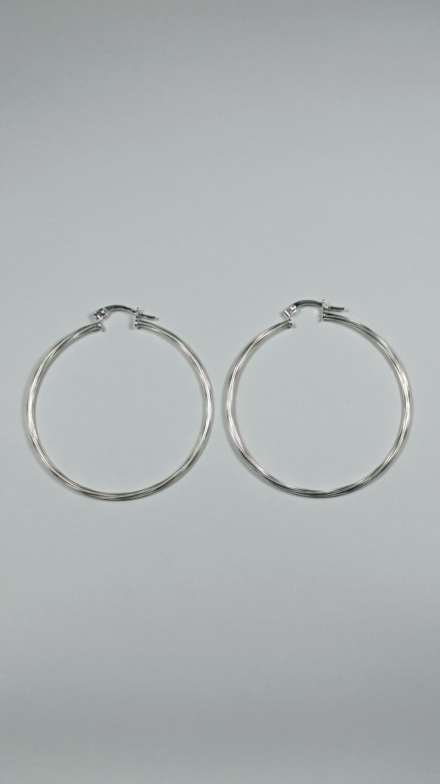 Aretes Plata Argolla Ondulada Are 326