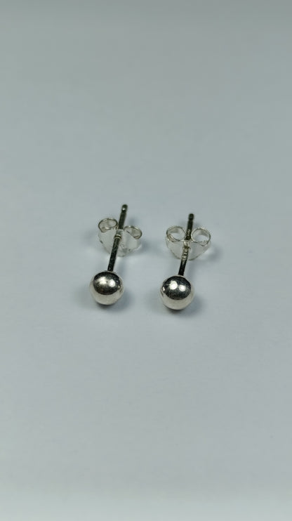 Aretes Plata Pelota Are 552