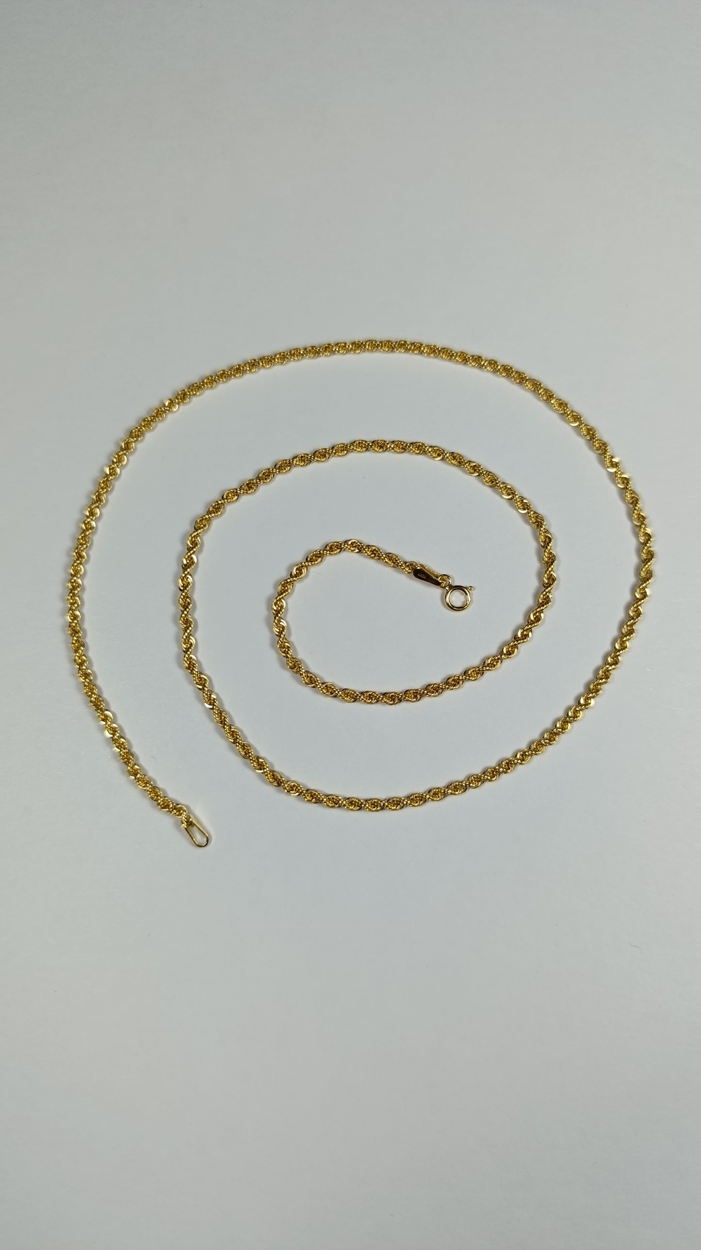 Cadena Oro Cordon Chino 60x04 cm 2602 Cad 1041