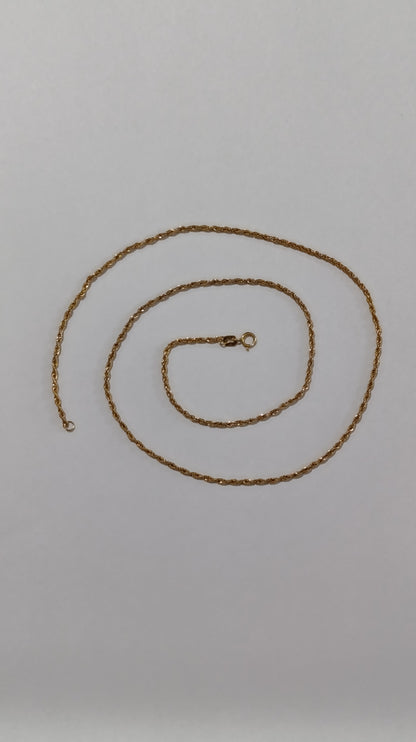Cadena Oro Cordon Chino 50x02 cm 2609 Cad 1040