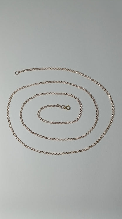 Cadena Oro Martillada 2610 Cad 1058