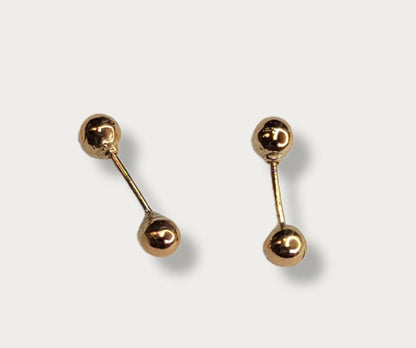 Aretes Oro Bolitas Are 903