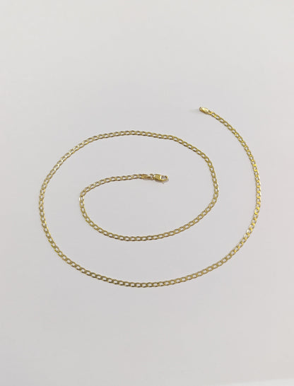 Cadena Oro Martillada 2609 Cad 1050